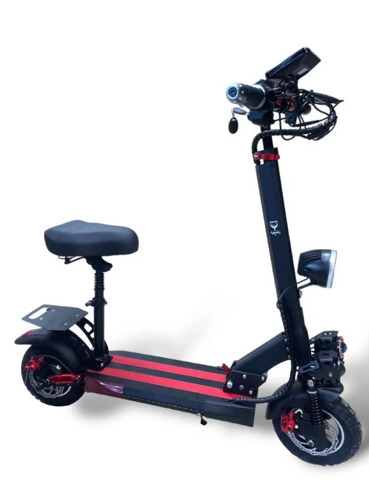 سكوتر مونستر M4 الأصلي – 48 فولت | 1500 واط | سرعة 70–95 كم/س | بطارية 13 أمبير/س | قابل للطي | عجلات 10 بوصة | 3 سرعات - Image 3